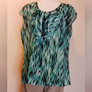Women's Sheer Blouse Sleeveless